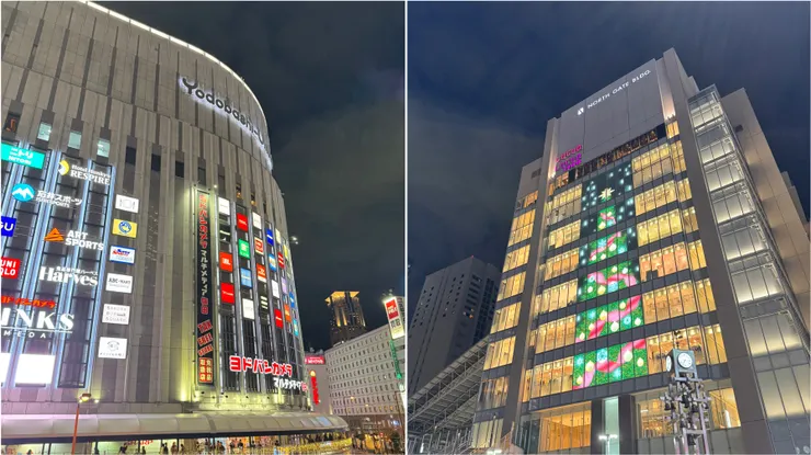 在JR大阪駅（梅田）有好幾個大型商場，令人迷失的空間（笑）