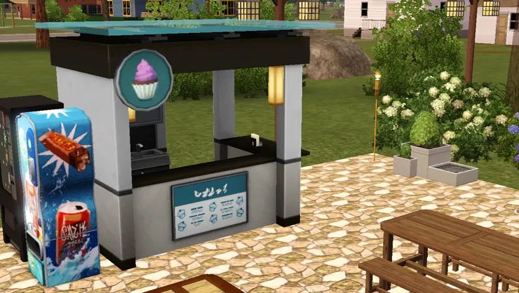 蛋糕攤完全不起眼,但是唯一賣甜點的攤檔,所以也很受歡迎。