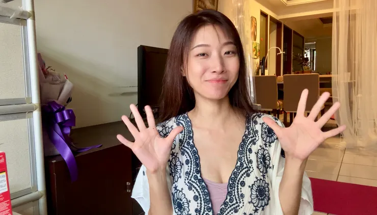 宣若 N1 蜜茶裸棕 黑髮上色後效果效果分享