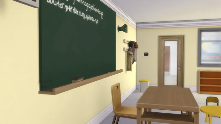 最沒變化的是老師桌。