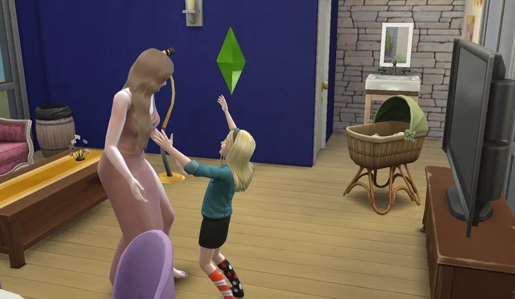 然後子安突然也告別媽媽...