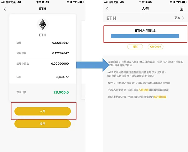 eToro Wallet feat. ACE 王牌交易所 轉出教學