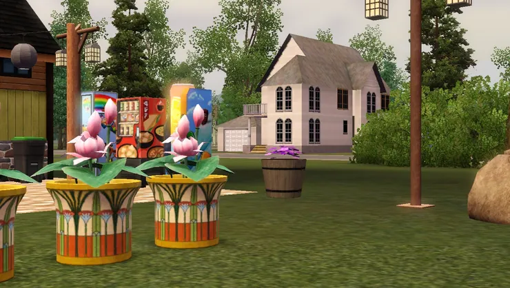 雖然天氣好像不大好，但公園裏的景物色彩斑斕，依然令人心情振奮。