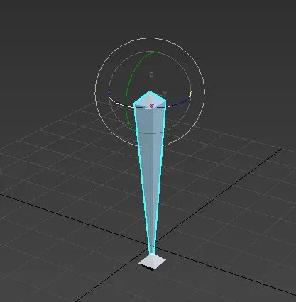切換到Gimbal，可以看到旋轉軸有重疊
