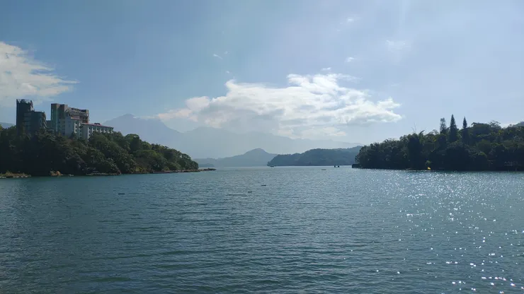 天氣好的日月潭真的很漂亮