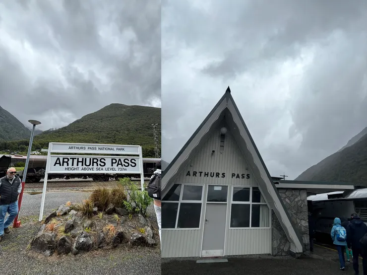 TranzAlpine阿爾卑斯景觀列車經過亞瑟隘口國家公園,也是許多健行旅客的起點