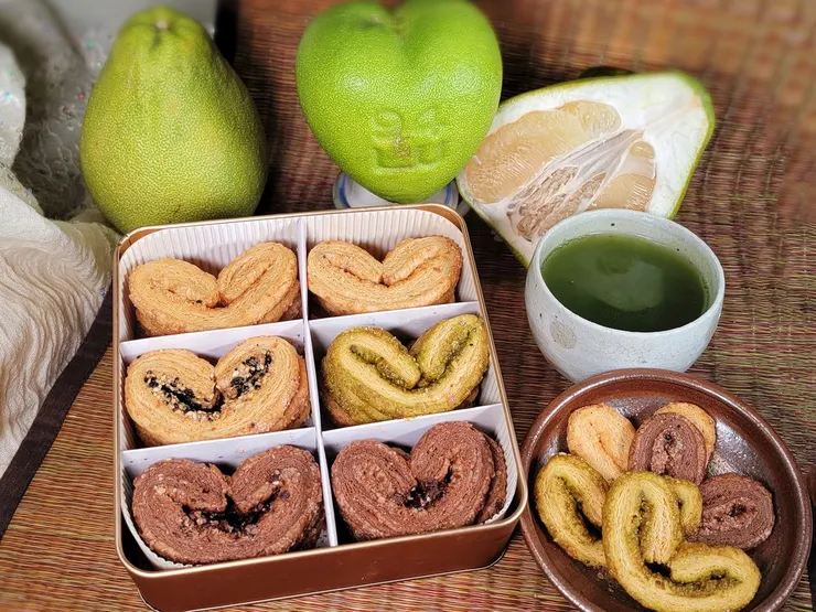 【福蝶饌月禮盒-蝴蝶酥(綜合口味)抹茶款】