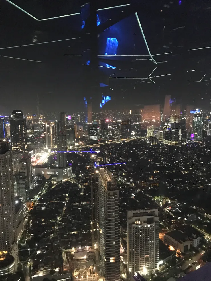 雅加達高空夜景