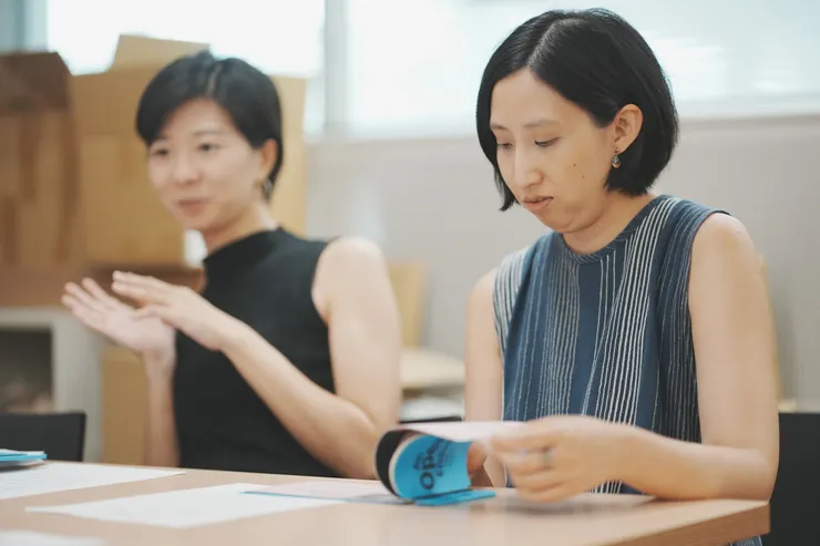 「開放式結局：TFAM 放映計畫」策展人馮馨、陳慧穎／張硯拓 攝影