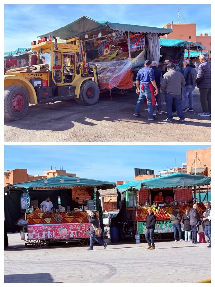 果汁攤是馬車改裝