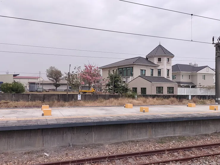 盛開的花兒 & 沉穩樸實的民宅