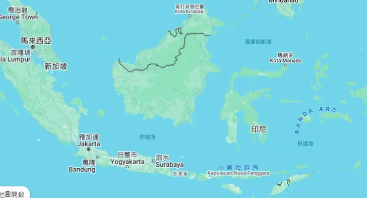 Manado map