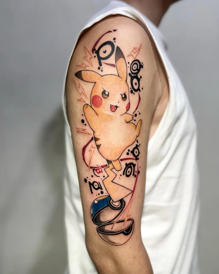 凱克刺青作品-Pokémon