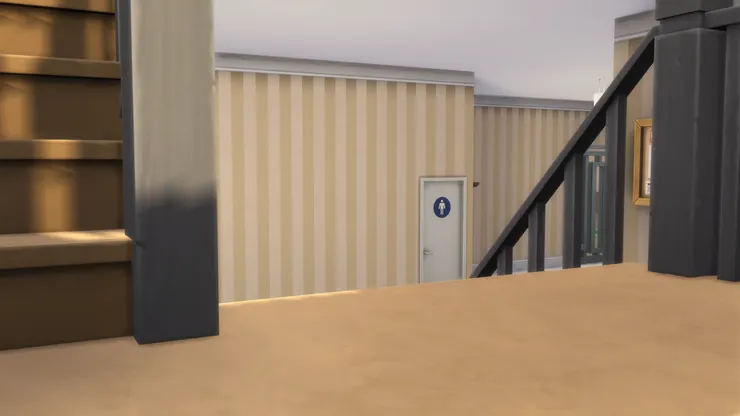 從後梯下來便可以看到教職員洗手間。