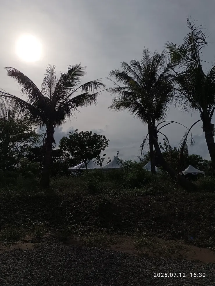 車城海口，自拍攝