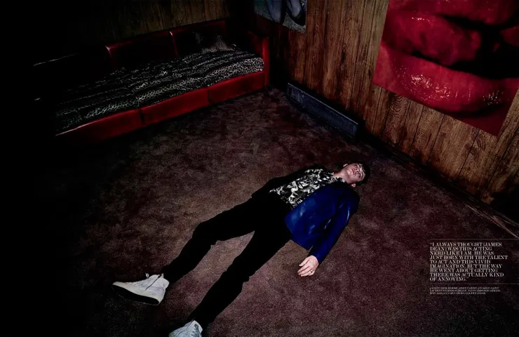 Dane-Dehaan為雜誌所拍攝的大片