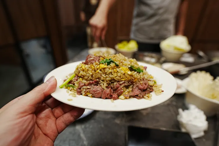 非常強的牛肉炒飯(台南阿財牛肉湯)