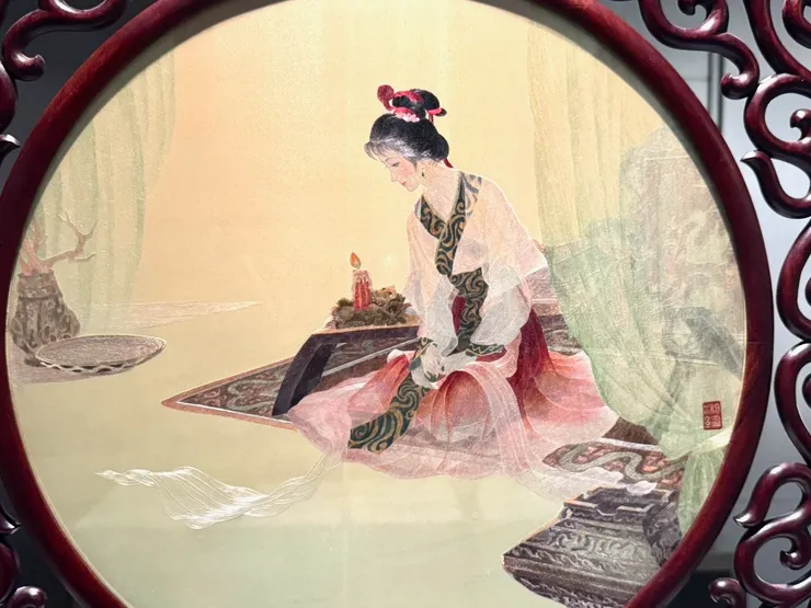 西施浣紗：背面，暮作吳宮妃（北漂。長住拍攝）