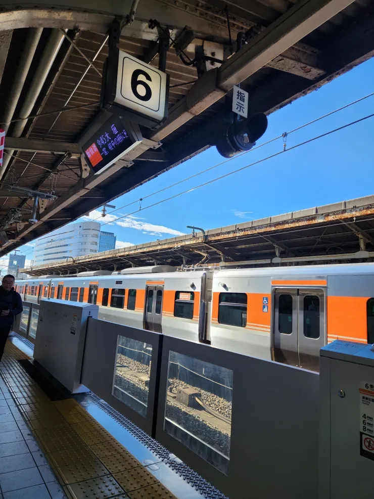 JR名古屋站➞ JR岐阜站，6 號月台候車