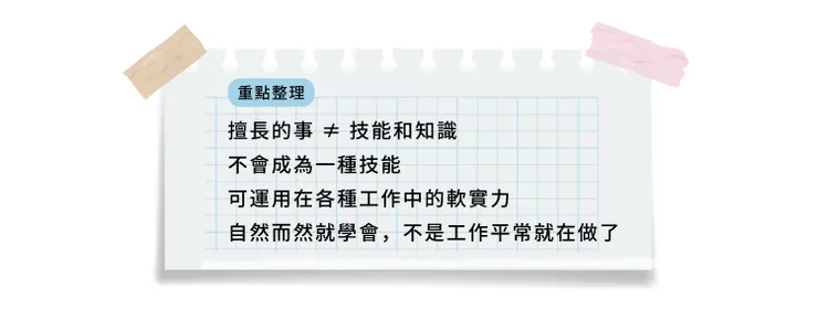 這四點讓你更了解「擅長的事」