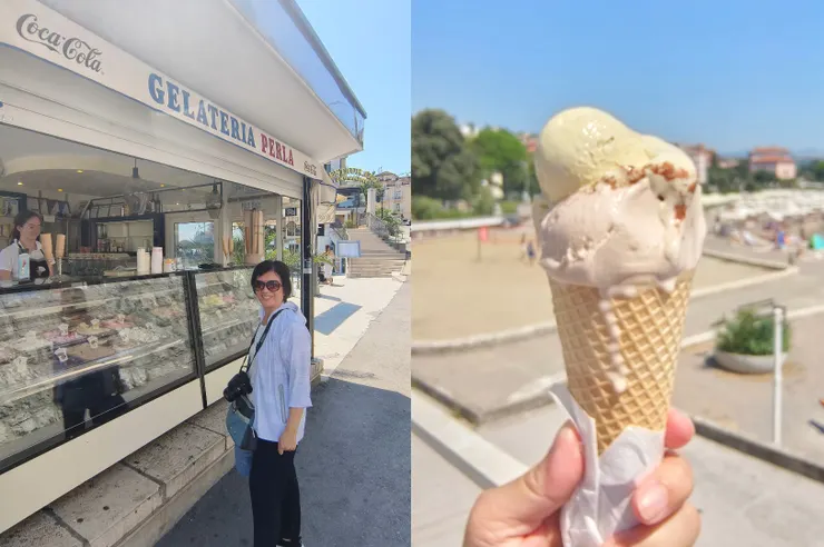 號稱奧帕蒂亞最好吃的義式冰淇淋,不過爾爾