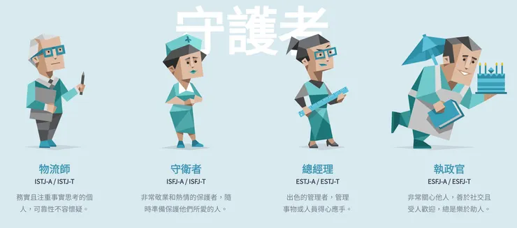 守護家類型（來源：官網）
