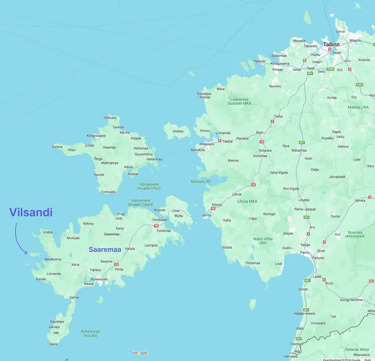 維爾桑迪的位置