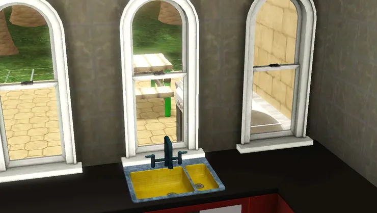 我忘了窗外(本來是門)的空間本來是什麼,但已經被我改裝了。