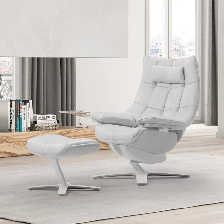 ▲NATUZZI 拉圖誌 Re-Vive 機能單椅符合人體工學設計，2025年需求占比由9.8%成長至13%，反映消費者以單椅創造留白空間與彈性配置的新趨勢。