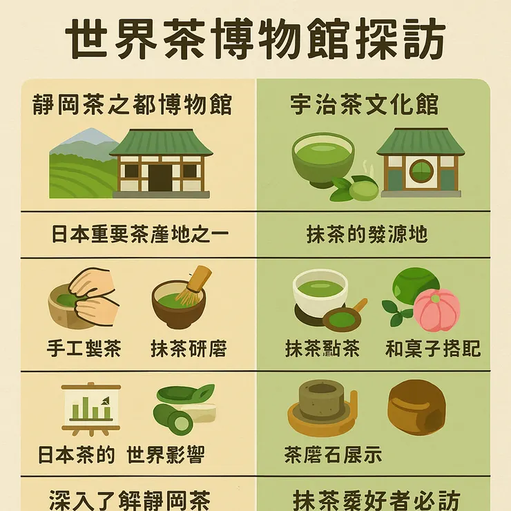 靜岡茶之都博物館 & 宇治茶文化館