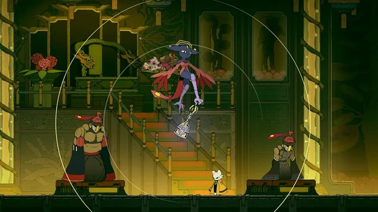 (羿對戰勾芒關卡。) 用偏見把對方妖魔化以便忽視與此矛盾的關係。 戰鬥因其荒謬而顯得完美!讓人忘記自己，沉浸在血腥的狂歡中!