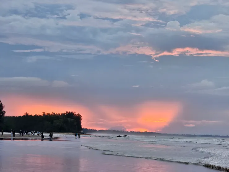 美麗的夕陽