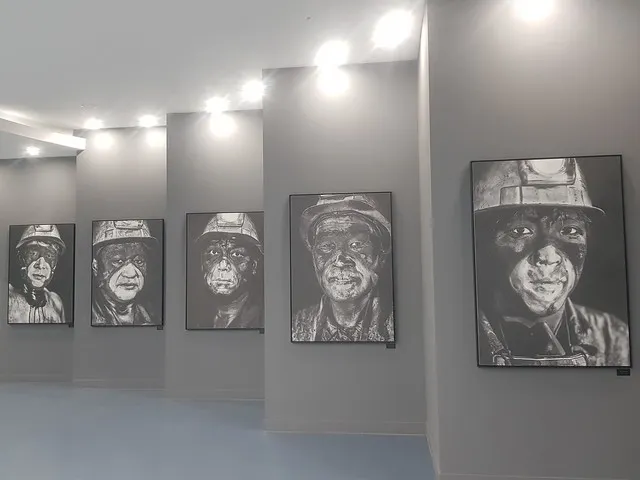 礦工的勞動容顏