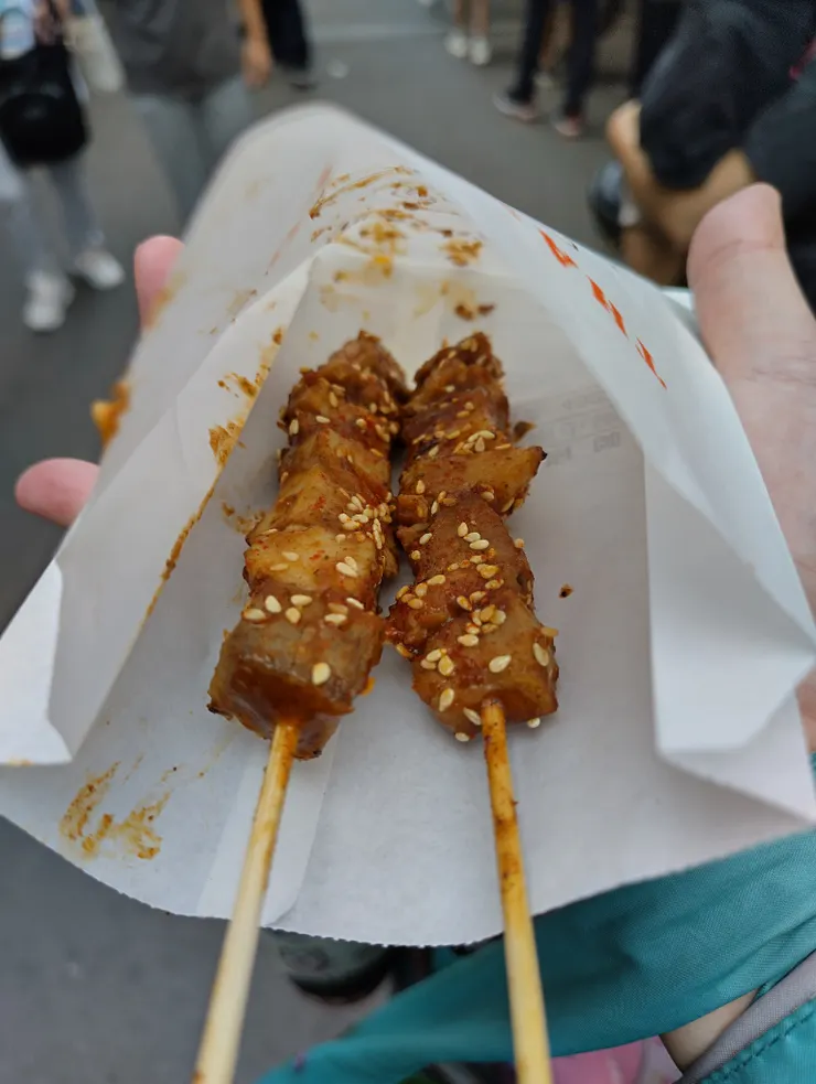 隨意買的瘦肉豬肉串