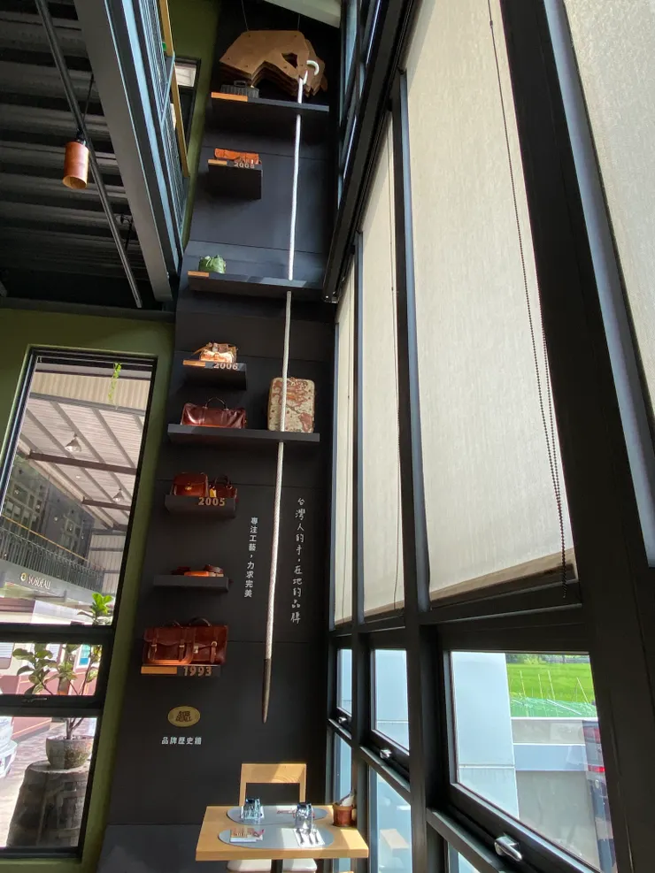 圖2：品牌歷史牆。