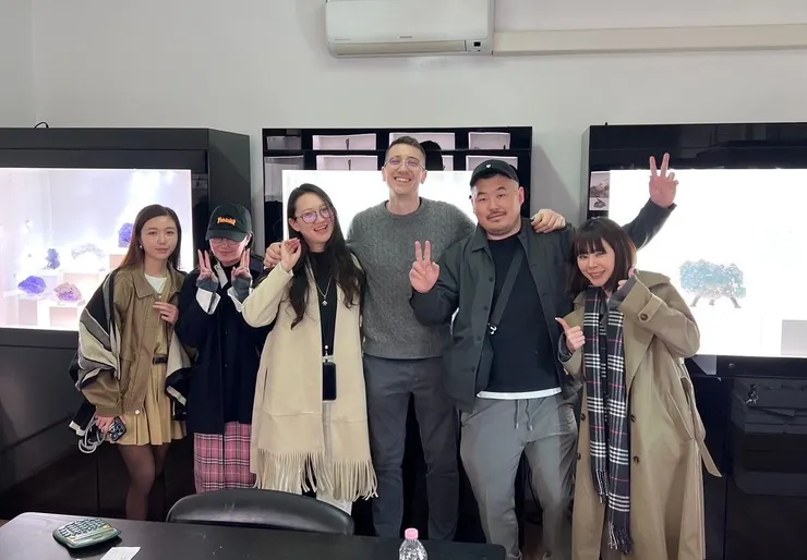 去波隆那礦物展之前先拜訪米蘭礦商工作室