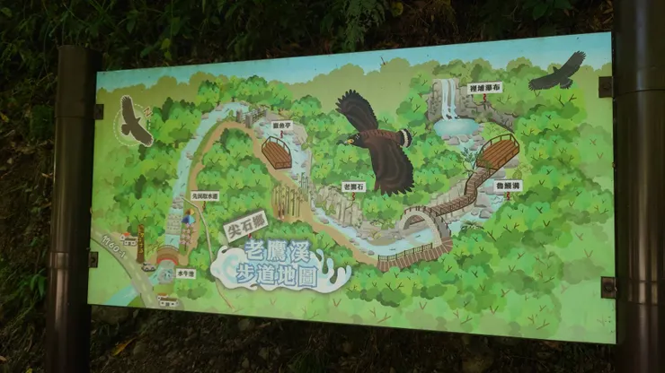 老鷹溪步道地圖