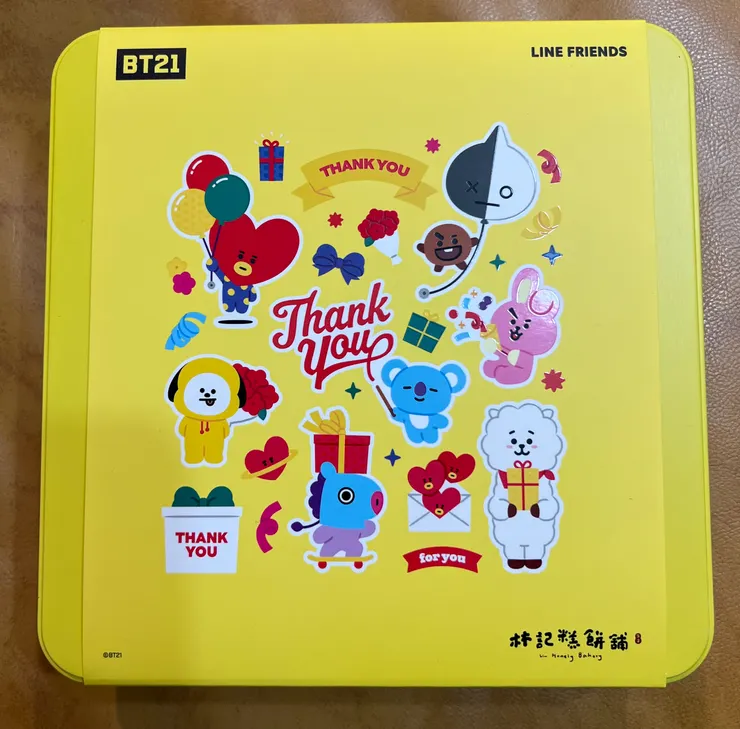 只剩BT21聯名款的9入還有，一盒620元