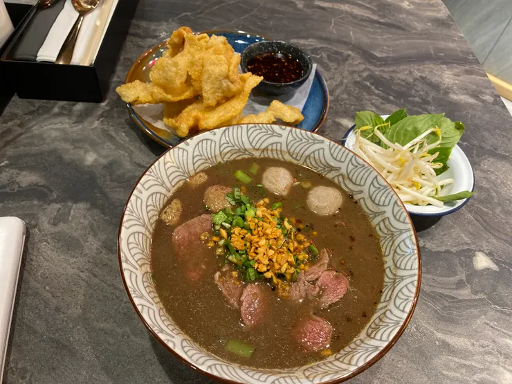 這碗牛肉湯意外的好吃