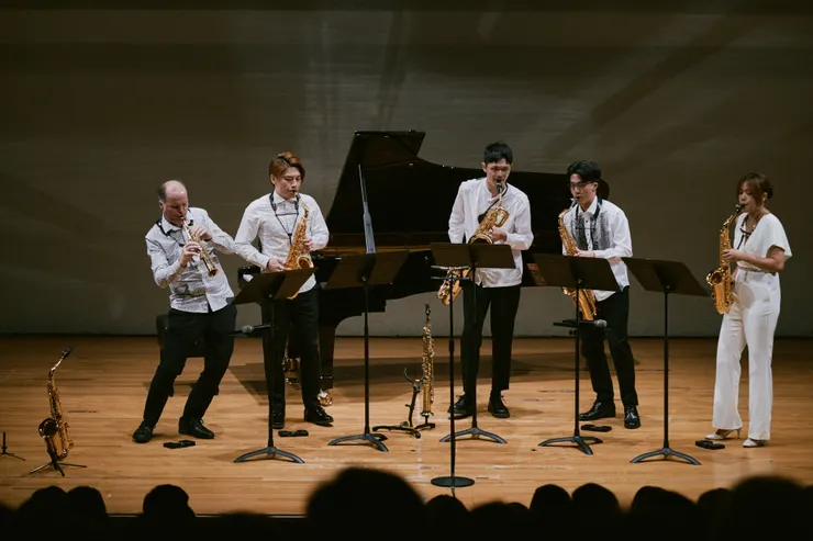 長年合作的累積，讓Geiss與米特之間建立起深厚默契，此次《Love to be with you》為雙方創作關係的全新展現。（MIT米特薩克斯風重奏團提供）