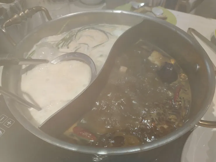 濃醇牛奶+經典麻辣