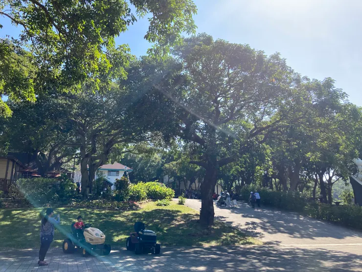 當天的天氣非常好!