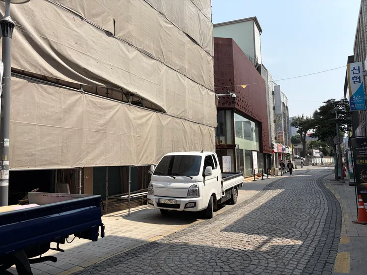 光州藝術街的工地