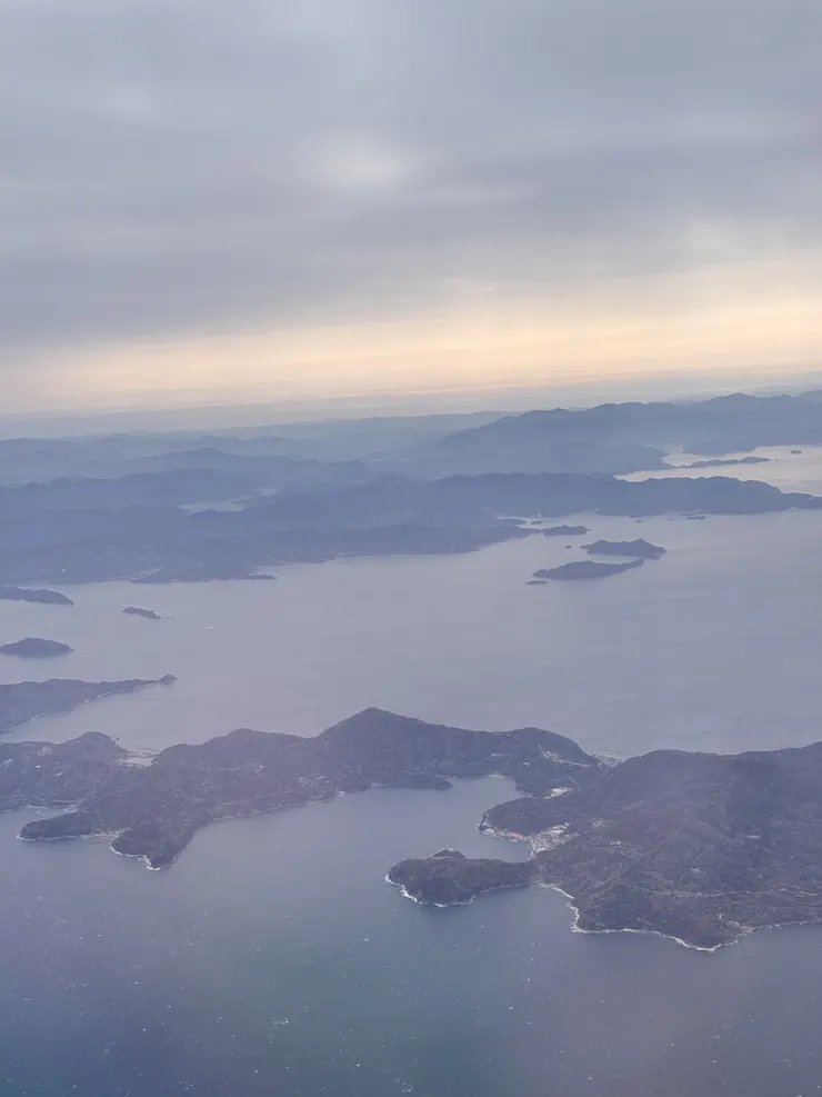 快降落松山機場時遇見的伊予國