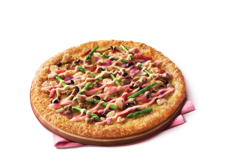 牛肝菌醬烤雞PINK芝批 - Hut Rewards會員試食價： 港幣$182（大批）  單點價： 港幣$214（大批）