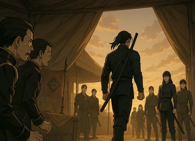 競技場後台的對峙