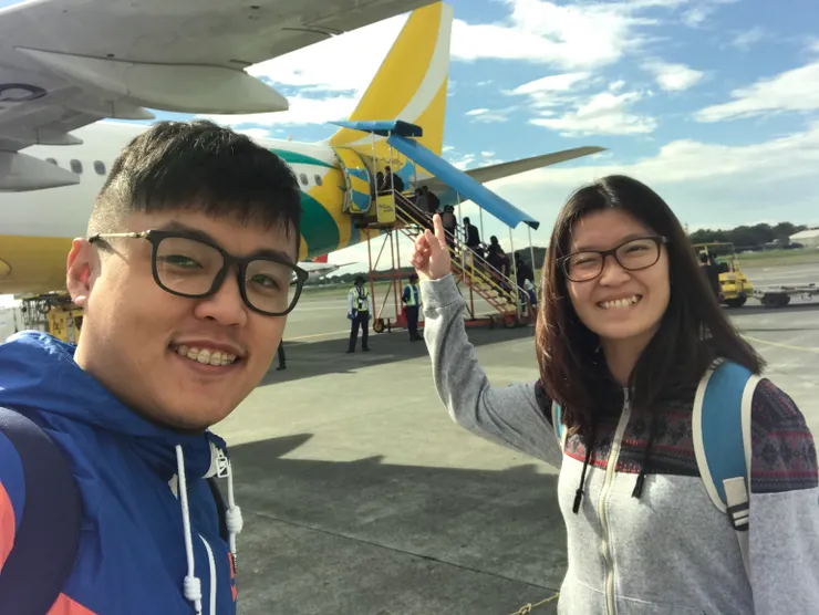 準備搭上宿霧航空前往Iloilo的我們
