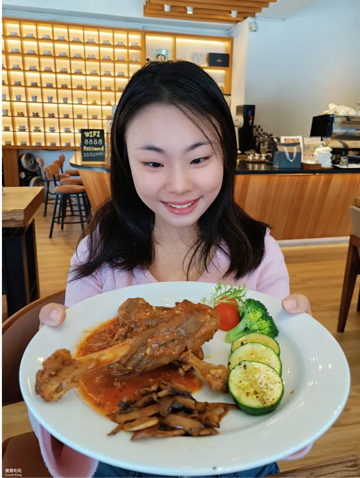 台北早午餐推薦 波赫士領地精品咖啡館 義式茄汁燉豬膝