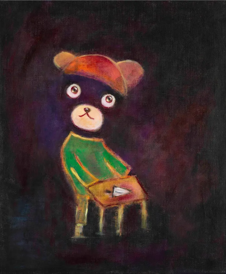 陳威廷 | Without Body, 2015 | 壓克力 彩色鉛筆 畫布