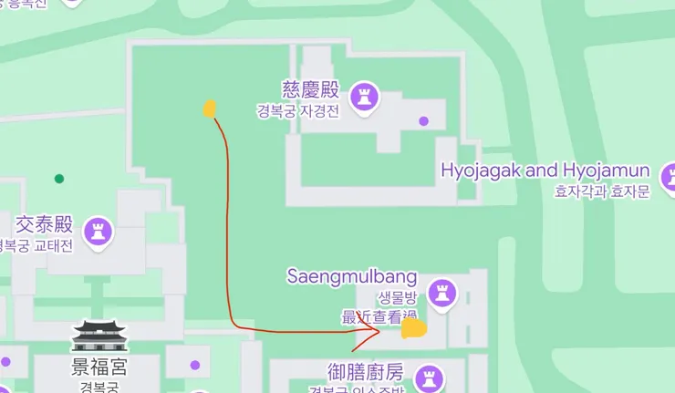 生果房在同一個區塊!直直往下走左手邊